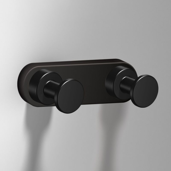 Tecno Project Black Double Robe Hook